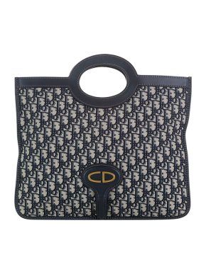 Dior Oblique Fold Over Clutch