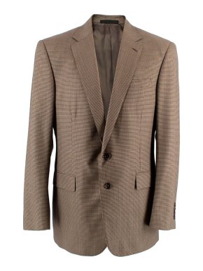 Ralph Lauren Black Label Micro Houndstooth Single Breasted Blazer