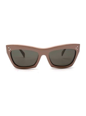 Celine Nude Framed Square Sunglasses