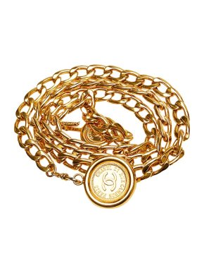 Chanel CC Medallion Vintage Chain-Link Belt