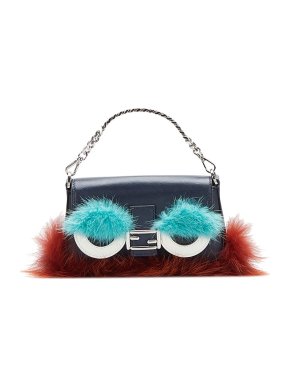 Fendi Micro Monster Baguette Crossbody Bag