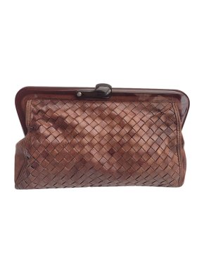 Bottega Veneta Nappa Intrecciato Lucite Clutch