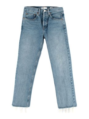 RE/DONE Straight cropped jeans