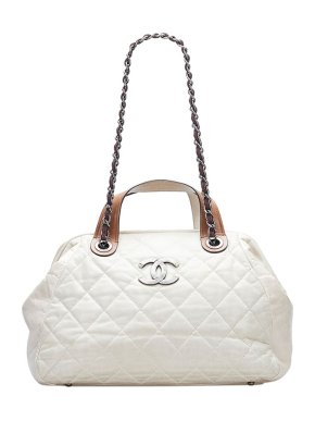 Chanel In The Mix Quilted Bowler Bag