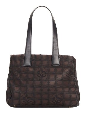 Chanel Travel Line Canvas Tote Bag