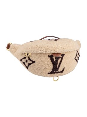 Louis Vuitton Monogram Cream Teddy Bumbag