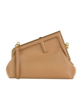 Fendi Small First Leather Shoulder Bag