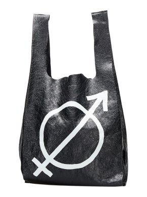 Balenciaga Supermarket Shopper Black Leather Tote Bag
