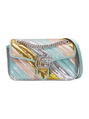 Gucci Small GG Marmont Sequin Embellished Bag