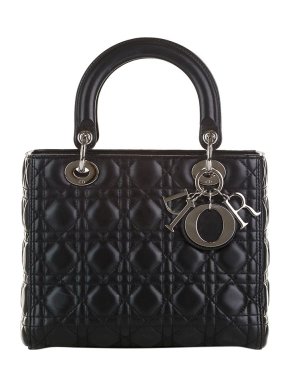 Lambskin Cannage Medium Lady Dior