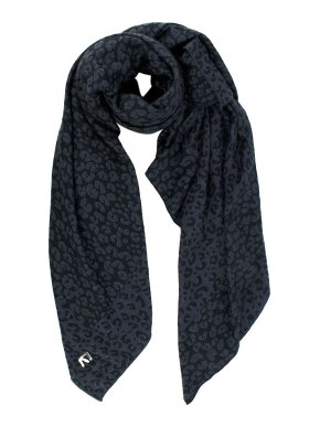 Louis Vuitton Stephen Sprouse Black Leopard Print Lurex Scarf