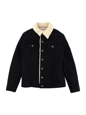 Gucci Denim Sherpa Lined Jacket