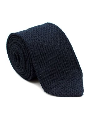 Bigi Navy Blue Woven Silk Tie