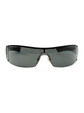Gucci GG Supreme Black Shield Sunglasses