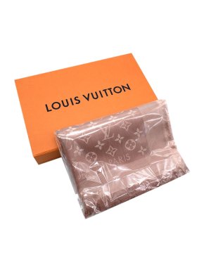 Louis Vuitton Chale Pink Monogram Classic Shawl