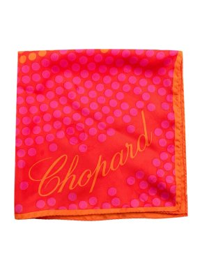 Chopard Orange and Pink Scarf