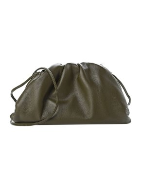 Bottega Veneta Khaki Mini Pouch Bag