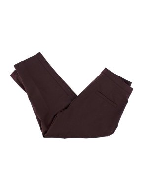 Brunello Cucinelli Brown Silk Blend Asymmetric Trousers