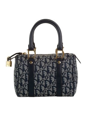 Dior Oblique Canvas Boston Bag