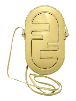 Fendi O'lock FF Yellow Phone Pouch
