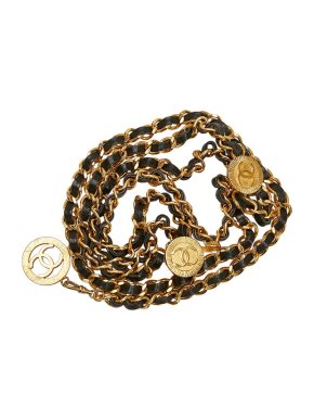 Chanel Vintage Gold Tone CC Chain-Link Belt