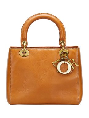 Grained Calfskin Medium Lady Dior