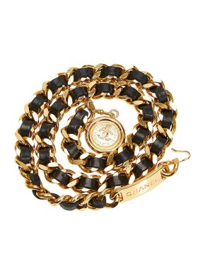 Chanel Vintage Gold Tone CC Chain-Link Belt