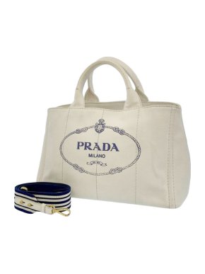 Prada Canapa Logo Tote Bag
