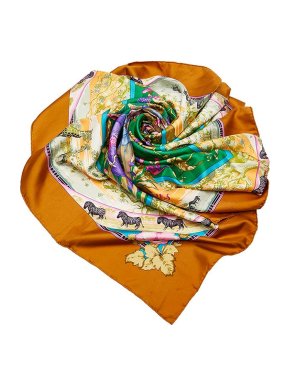 Hermes Tropiques Silk Printed Scarf