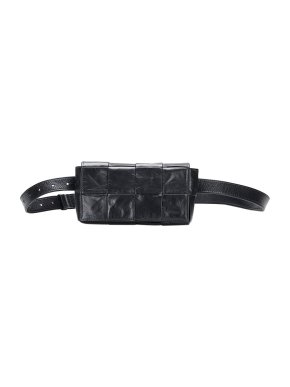 Bottega Veneta Leather Intrecciato Cassette Belt Bag