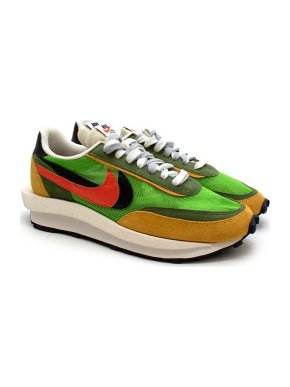 Nike X Sacai Neon Multicoloured Suede and Mesh Trainers