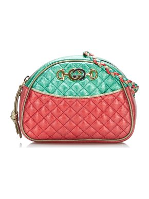 Gucci Laminated Mini Trapuntata Crossbody Bag