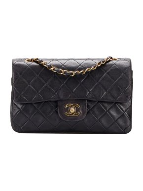 Chanel Lambskin Quilted Small Double Flap Bag