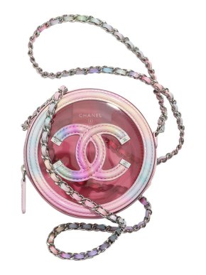 Chanel Pink CC Filigree Crossbody Bag