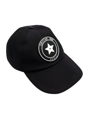 Dior Black D-Player Star Baseball Cap - Size 56