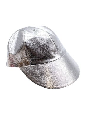 Dior Metallic Silver Oblique Trimmed Baseball Cap - Size 57