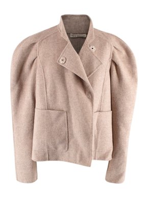 Ulla Johnson Dita Beige Wool Jacket