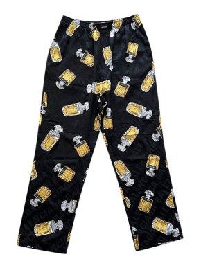 Balenciaga Perfume Bottle Printed Silk Pyjama Trousers