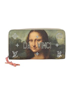 Louis Vuitton x Jeff Koons Limited Edition Da Vinci Print Zippy Wallet