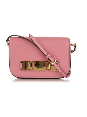 Pink Leather City Calf Crossbody Bag 1