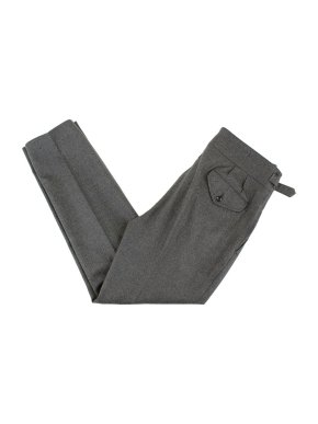 Rubinacci Grey Flannel Trousers