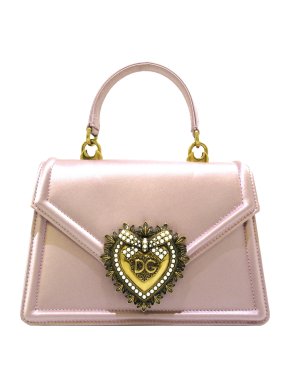 Dolce & Gabbana Small Satin Devotion Top Handle Bag