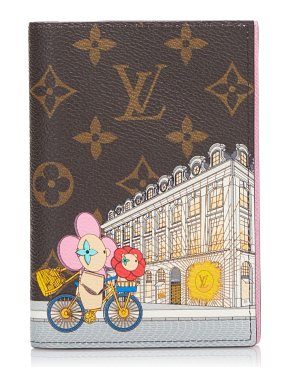 Louis Vuitton Monogram Vivienne Paris Passport Cover