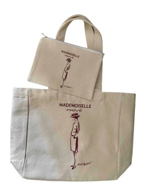 Chanel Coco Mademoiselle Prive Tote Bag & Pouch