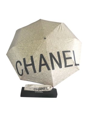 Chanel VIP Gift Camellia Print Umbrella