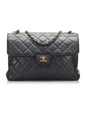 Chanel Lambskin Quilted Maxi Double Sided Flap Bag