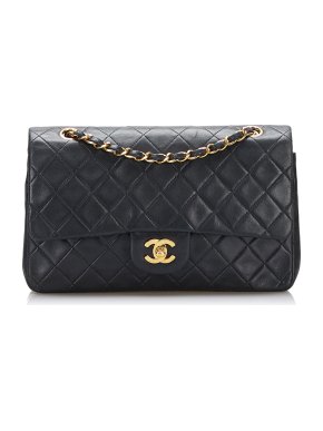 Chanel Lambskin Quilted Small Double Flap Bag