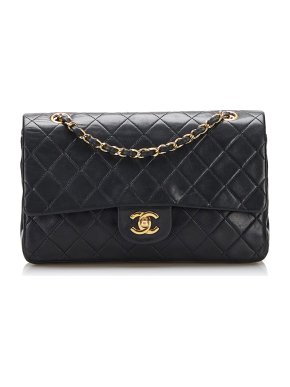 Chanel Lambskin Quilted Medium Double Flap Bag