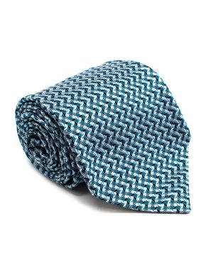 Tom Ford Blue & Green Patterned Tie