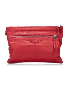 Balenciaga Motocross Classic Clip Clutch Bag